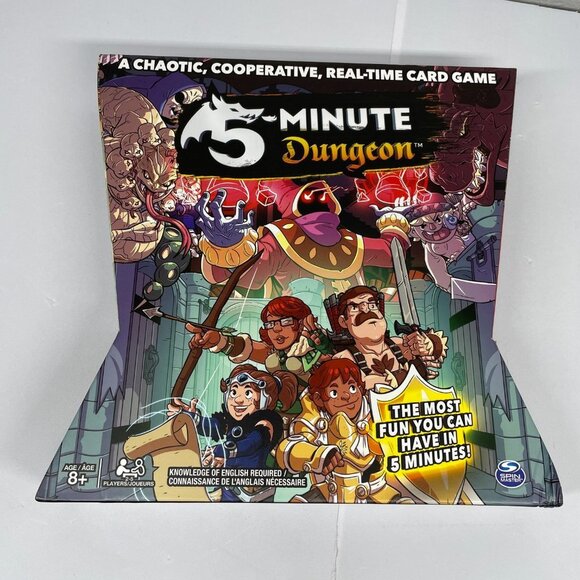 5-Minute Dungeon Boardgame 2016 Spinmaster 100% Complete Cooperative Card Game - Picture 6 of 11